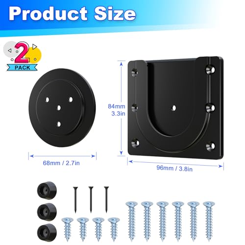 Cosmos 2 Set Plastic Dart Board Hanging Kits Wall Mounted Dartboard Holder Universal Dart Board Display Stand Dartboard Accessories