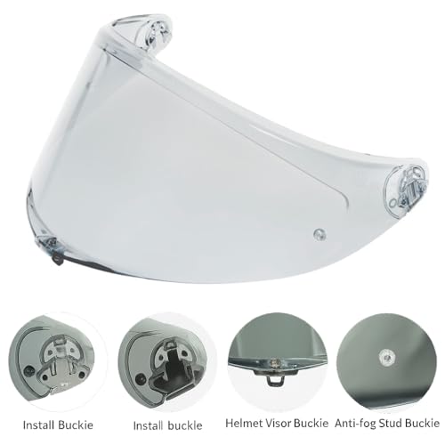 AGV K6 and K6S Visor (HD Crystal Clear) - color: Hd Crystal Clear