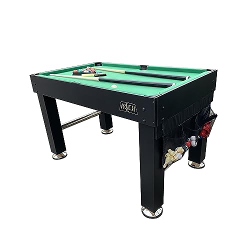 KICK Decagon 55" 10-in-1 Multi-Game Table - color: Black