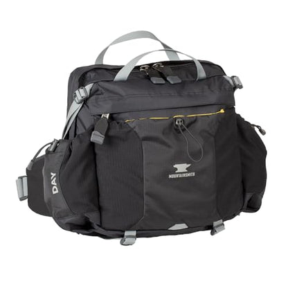 Mountainsmith Day Lumbar Waist pack, Running, Hiking, Cycling, Travel, and Outdoor Sport Activities with Dual Water Bottle Holders, Grey Black - color: Grey Black