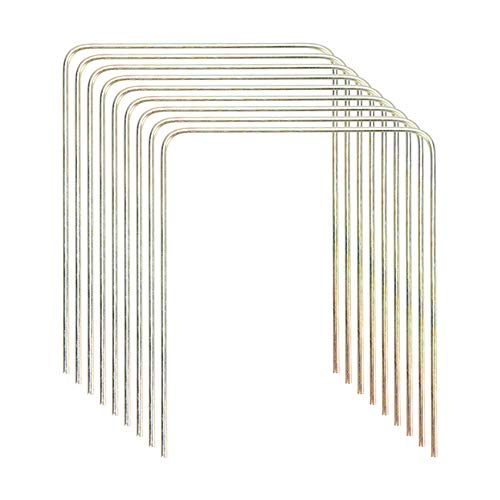 ApudArmis Regulation Croquet Wickets, Set of 9 Colorful Square Arrow Wickets Replacement for 28In or 32In Croquet Lawn Backyard Outdoor Game (8.1In Height & 6.3In Width) - size: Regulation Size for 28‘’ & 32‘’ Croquet