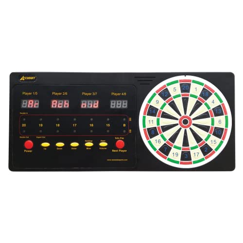 Accudart LED Deluxe Electronic Score Pad, Battery or AC Powered