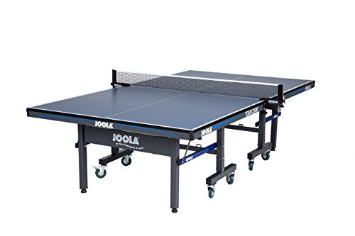 JOOLA Tour Indoor Ping Pong Table with Quick Clamp Table Tennis Net - 10 Minute Assembly - Foldable Indoor Surface with Single Player Playback Mode - Competition Grade MDF Top - Tournament Quality - size: Tour 2500