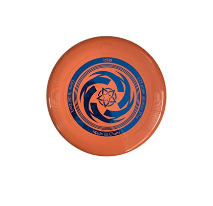 Glow in the Dark Ultimate with Soft Grip Frisbee Disc 175 Grams,10.5 inches Sport Disc, Great for Backyard, Park, Beach, Camping, pet and More - color: Red