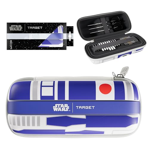 Target Darts Star Wars R2-D2 BOA Wallet | R2D2 Premium Dart Case with Droid Design, Swiss Point Tip Storage, Rigid Outer Shell & Organised Dart Accessories Holder - style: R2-d2