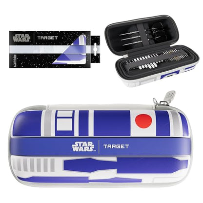 Target Darts Star Wars R2-D2 BOA Wallet | R2D2 Premium Dart Case with Droid Design, Swiss Point Tip Storage, Rigid Outer Shell & Organised Dart Accessories Holder - style: R2-d2