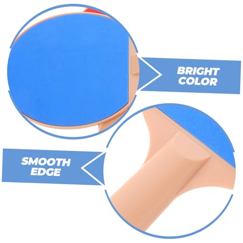 Table Tennis Racket Set with Plastic Elasticity Paddles and Outdoor Paddle Kit with Comfortable Grip for Recreational and Competitive Play