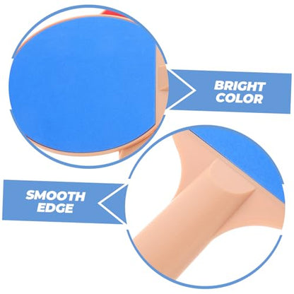 Table Tennis Racket Set with Plastic Elasticity Paddles and Outdoor Paddle Kit with Comfortable Grip for Recreational and Competitive Play