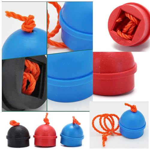 4 Pack Pool Chalk Cubes Holder with Cord String Anti-Lost Snooker Practical Tool Pool Cue Chalk Organizer Pool Stick Pocket Chalker for Billiard House Billiard Cue Chalk Box Pool Cue Stick Tips