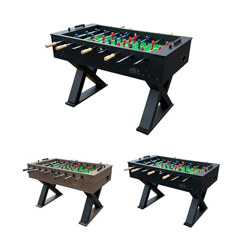 KICK Dominator 55" Foosball Table – Professional Full-Size Indoor Game Table - color: Black