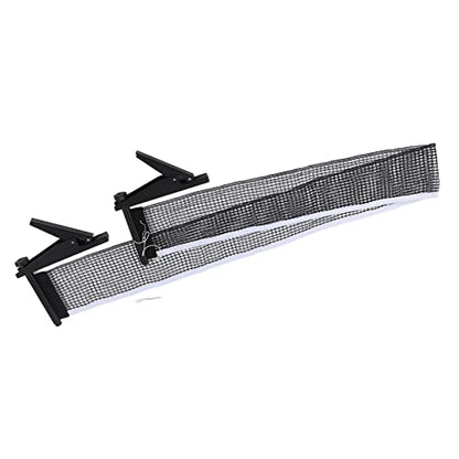 Table Tennis Net Rack Set, 67.7in Foldable Table Tennis Match Net Belt Bracket for Indoors Outdoors, Professional Athlete Amateur