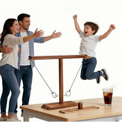 Ring toss Game, Large Base Hook and Ring Game, Hook and Ring Throwing Game for Adults Kids, Family-Friendly Indoor Holiday Fun or Outdoor Patio Games - size: Large