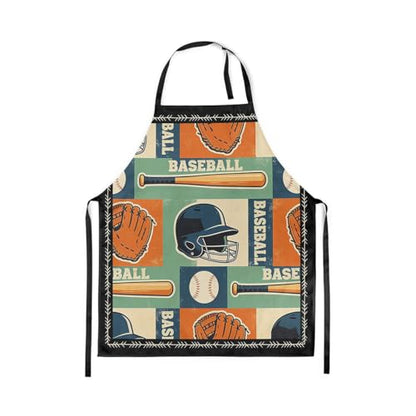 Castle Fairy Cartoon Baseball Kitchen Apron,Bow Knots Waterproof Apron - color: Blue Green Orange