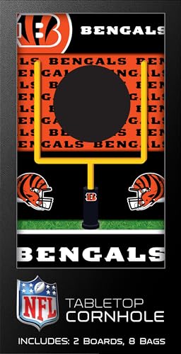 MasterPieces Officially Licensed NFL Tabletop Cornhole for Adults - style: Cincinnati Bengals