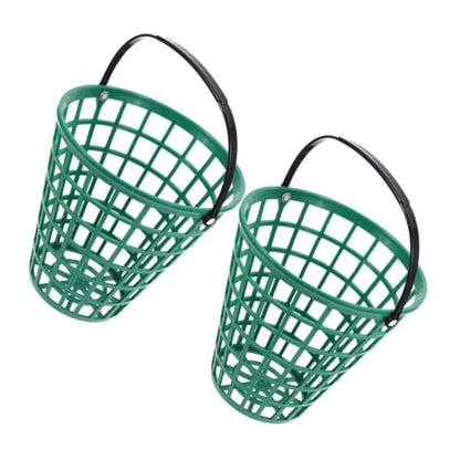 Luxshiny 2pcs Golf Handle Balls Capacity Plastic Golfing Basket for and Outdoor Use - size: 22.00X22.00X12.00CM