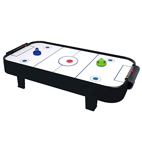 ONE250 Air Hockey Pushers and Red Air Hockey Pucks, Goal Handles Paddles Replacement Accessories for Game Tables (4 Striker, 4 Puck Pack) - color: Blue & Green