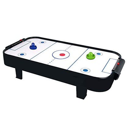 ONE250 Air Hockey Pushers and Red Air Hockey Pucks, Goal Handles Paddles Replacement Accessories for Game Tables (4 Striker, 4 Puck Pack) - color: Blue & Green