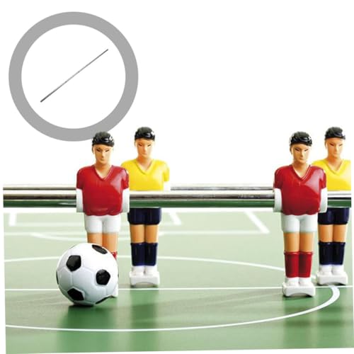 TOYANDONA 2pcs Foosball Table Replacement Parts Soccer Game Rods Easy to Install Table Football Handles
