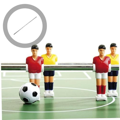 TOYANDONA 2pcs Foosball Table Replacement Parts Soccer Game Rods Easy to Install Table Football Handles