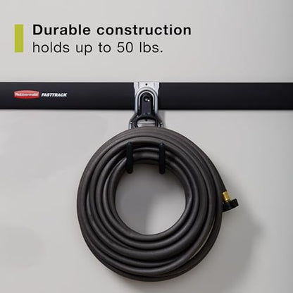 Rubbermaid FastTrack Utility Hook Garage Wall/Tool Hanger Wall Mount and Heavy Duty Tool Hanger for Home/Garage/Wall/Shed Organization - style: Utility-Hook
