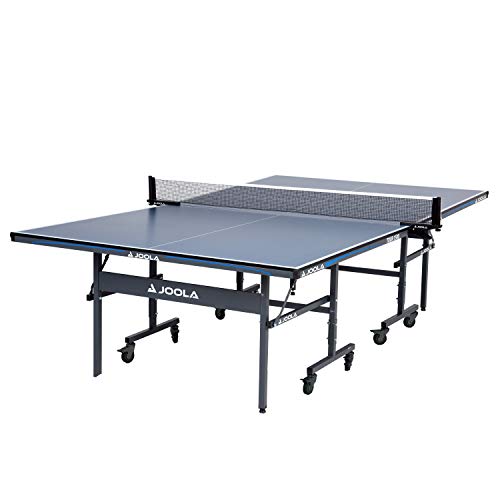 JOOLA Tour Indoor Ping Pong Table with Quick Clamp Table Tennis Net - 10 Minute Assembly - Foldable Indoor Surface with Single Player Playback Mode - Competition Grade MDF Top - Tournament Quality - size: Tour 1500