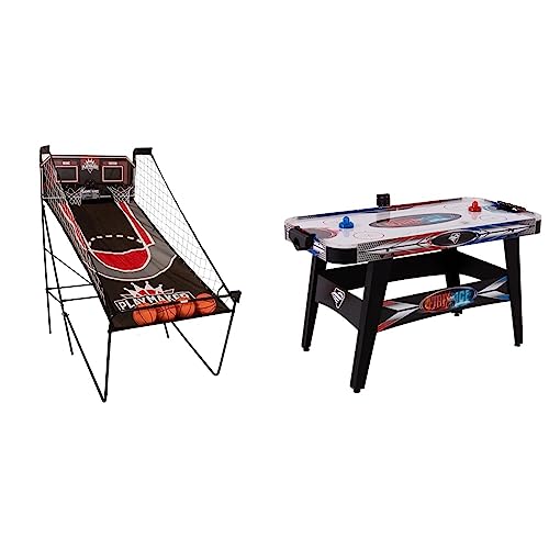 Triumph Play Maker Double Shootout Basketball Game Includes 4 Game-Ready Basketballs and Air Pump and Needle