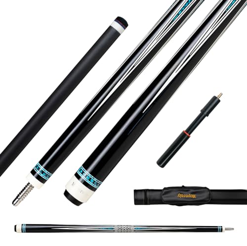 Carbon Fiber Pool Cue,11.8mm/12.5mm Low Deflection Cue Stick,Professional Pool Stick with Case - color: MK1+Extension, size: 12.5mm