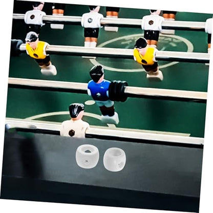 HANABASS 4pcs Foosball Table Accessories Goal Rod Positioner Stop Ring Easy Install for Replacement Parts Plastic for Table Football