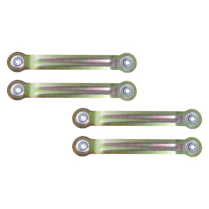 8.66 Inches Glider Bearing Arm Bracket 4Pcs, 7.5 Inches Centers, Yellow | Doule-sealed Ball Bearing, Smooth Movement, Glider Bearing Arm Bracket Set for Patio Bench Chair, Easy Rocker Repair - color: Yellow, size: L 8.9" x 7.5" Centers