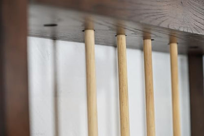 Empire USA Nixon Billiards - Bryant Wall Rack for Presli Table - (Brushed Walnut) - color: Brushed Walnut