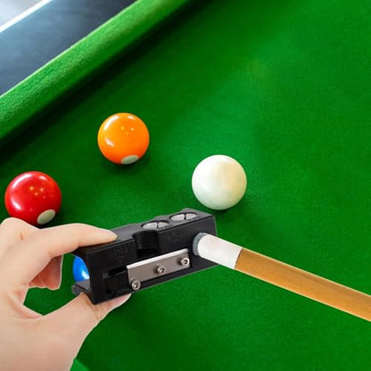 Billiards Pool cue Tips Replacement kit, Professional Billiards Accessory for Repairing, Scuffing and Shaping Cue Tips Perfect for Players at All Levels