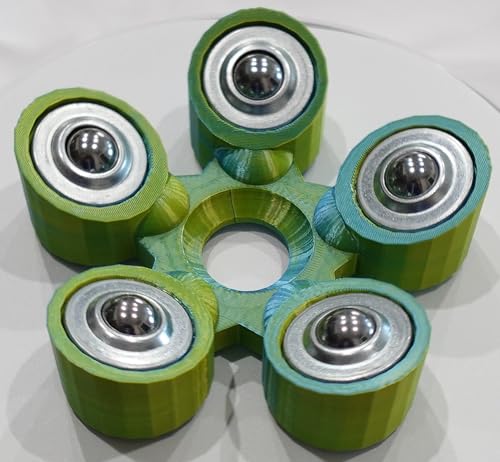 Bowling Ball Spinner - color: Chameleon (Blue and Yellow)
