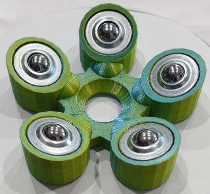 Bowling Ball Spinner - color: Chameleon (Blue and Yellow)
