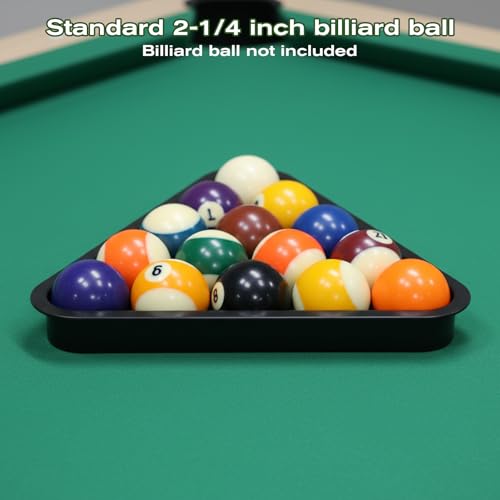 Plastic Pool Ball Rack, Table Ball Organizer Billiard Frame, Tripod Plastic Triangle Rack for Billiard Balls Diamond Pool Balls Racks Fit Standard 2-1/4" Billiards Pools
