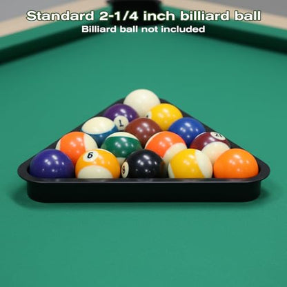 Plastic Pool Ball Rack, Table Ball Organizer Billiard Frame, Tripod Plastic Triangle Rack for Billiard Balls Diamond Pool Balls Racks Fit Standard 2-1/4" Billiards Pools