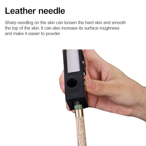 11-in-1 Aluminum Pool Cue Tip Shaper - Pool Cue Tip Tool, Cue Repair Kit, Pool Cue Shaper Accessories for Replacement and Shaping Cue Tips, Cue Tip Shaper Accessories
