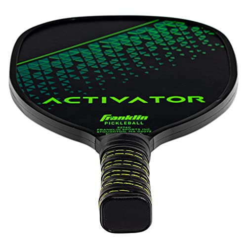 Franklin Sports Pickleball Paddle and Ball Set - Wooden Pickleball Rackets + Balls - Activator - USAPA Approved | Ball Set - style: 4 Player Set - Blue/Green
