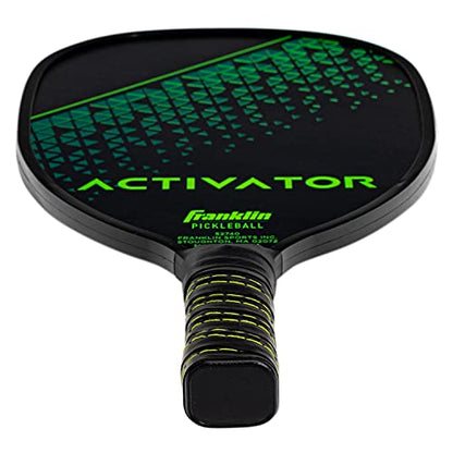 Franklin Sports Pickleball Paddle and Ball Set - Wooden Pickleball Rackets + Balls - Activator - USAPA Approved | Ball Set - style: 4 Player Set - Blue/Green