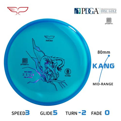 Yikun Disc Golf Mid Range Professional PDGA Approved Stable Discs Golf Midrange 165-175g Versatile Golf Disc Perfect for Outdoor Games and Competition,Plastic Grades in Basic,Durable,Premium