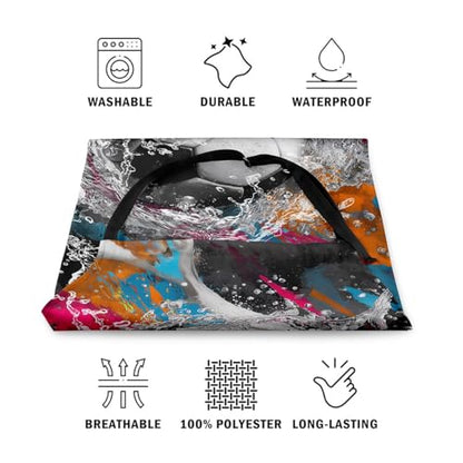 Castle Fairy Basketball Kitchen Apron - color: Graffiti Soccer