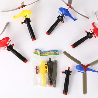VETE 8 Pack Planes Toys Flying Toy Helicopter for Kids Toddlers, 360° Rotating Helicopter Airplane Toys for Boys Girls, Bulk Toys Party Favors Classroom Prizes, Pinata Fillers,Goodie Bag Stuffers