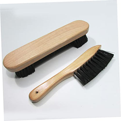 Sosoport 2 Pack Pool Table Brush Rail Brush Set Pool Table Cleaner Small Handle