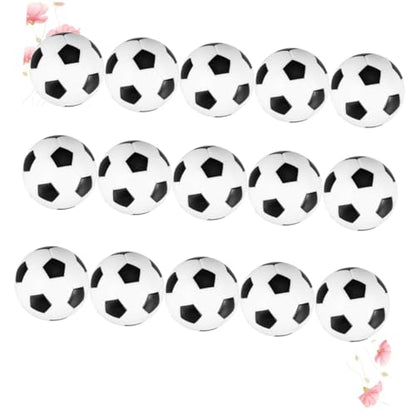 balacoo 15pcs Tabletop Soccer Game Accessory Mini Replacement Balls Foosball Balls for Boys and Girls and Adults