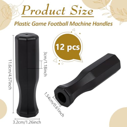 BENECREAT Foosball Grip Handles Set, Universal Soccer Table Replacement Parts for Home & Commercial Use - size: 4.57x1.26x1.18 Inch