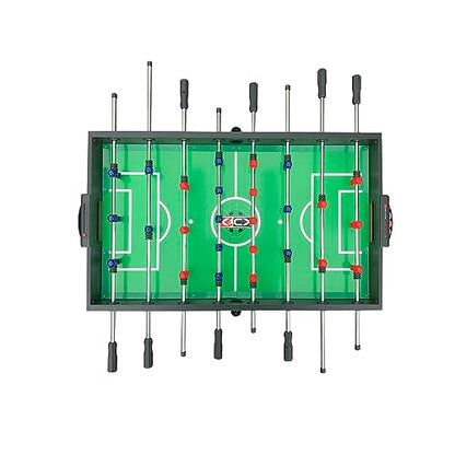KICK Tetrad 55" 4-in-1 Multi Game Table – Foosball, Billiards/Pool, Air Hockey & Ping Pong - color: Brown