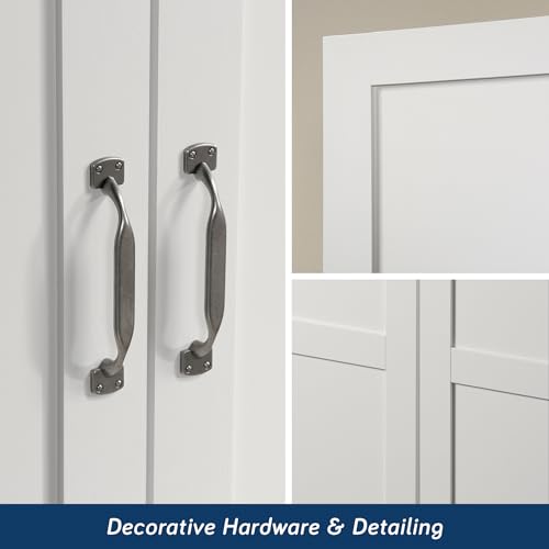 Sauder Select Storage Cabinet/ Pantry cabinets, White finish - color: Soft White