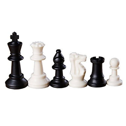 Amerous Chess Set 17" x 17" Roll-up Travel Chess in Carry Tube with Shoulder Strap Easy to Carry for Beginner and Kids