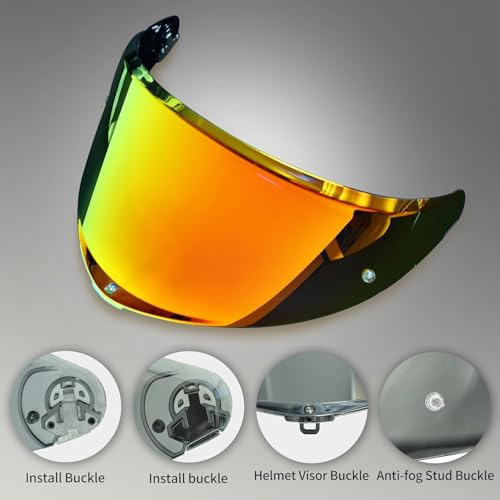 AGV K6 and K6S Visor (Gradient Gold) - color: Gradient Gold