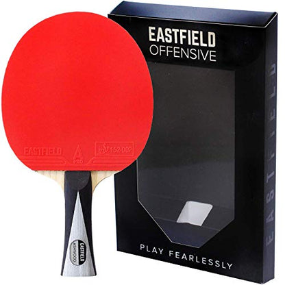Eastfield Offensive Professional Table Tennis Racket - Advanced & Elite Ping Pong Paddle, ITTF Approved Professional Spin Rubber, 7-Ply Carbon Blade, Premium Competition Bat