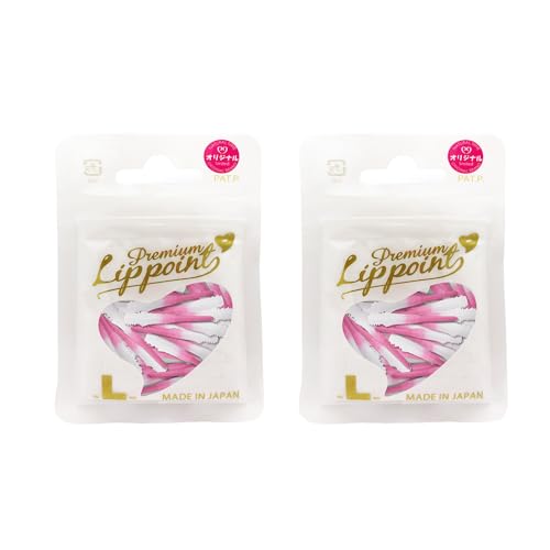 L-style Premium Lippoint - Soft Tip Dart Points - Regular Length - color: Strawberry 2-Tone